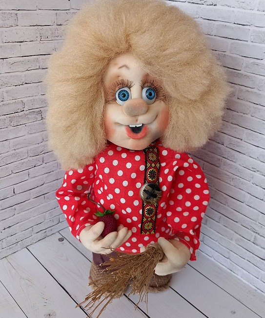 Текстильная кукла домовенок Кузя - замарашка в интернет-магазине Своими Руками