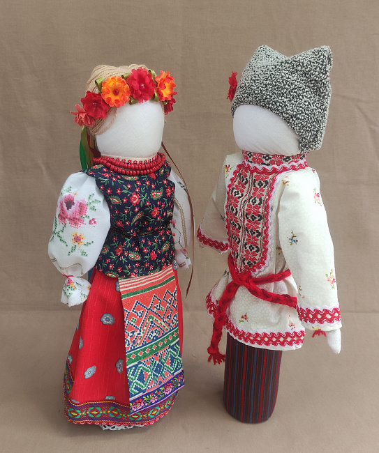 Обереговые куклы "Жених и невеста" в интернет-магазине Своими Руками