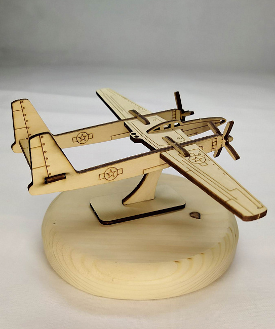 Конструктор из дерева самолет "Hughes XF 11" в интернет-магазине Своими Руками