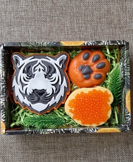 Набор сувенирного мыла "Амурский тигр" в интернет-магазине Своими Руками
