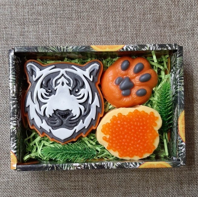 Набор сувенирного мыла "Амурский тигр" в интернет-магазине Своими Руками