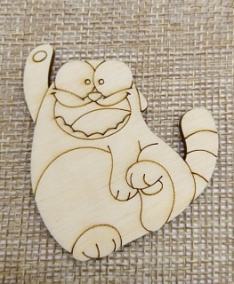 Заготовка из дерева "Толстый кот" в интернет-магазине Своими Руками