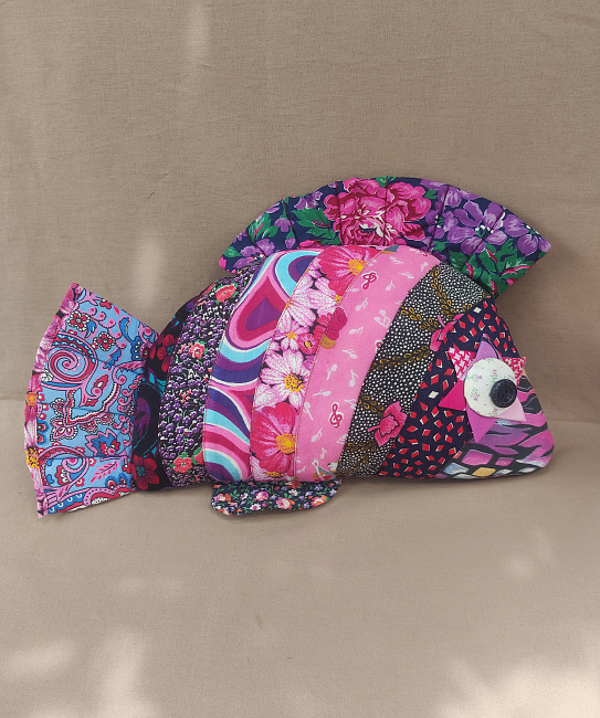 Текстильная подушка "Рыба" в интернет-магазине Своими Руками