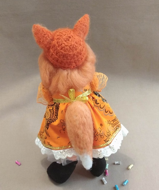 Текстильная игрушка "Лиса Алиса" в интернет-магазине Своими Руками