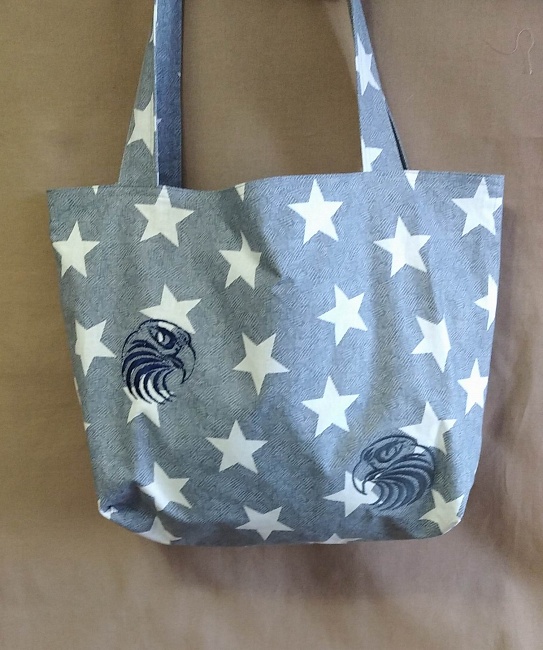 Текстильная сумка "Звезды" в интернет-магазине Своими Руками