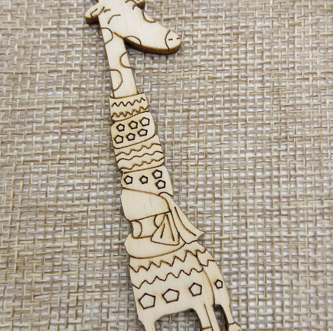 Заготовка из дерева "Жираф" в интернет-магазине Своими Руками