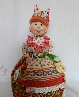 Ставропольский сувенир казачка на чайник "Милаша" в интернет-магазине Своими Руками