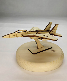 Конструктор из дерева самолет "F15 Е" в интернет-магазине Своими Руками