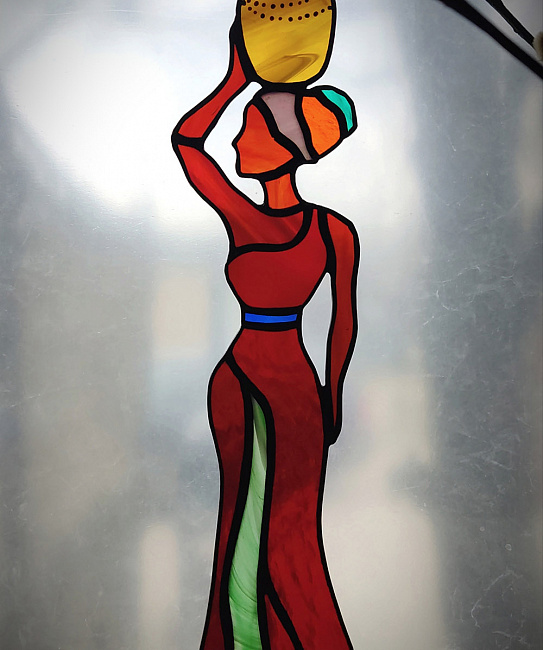 Декоративная скульптура "Африканская девушка" в интернет-магазине Своими Руками