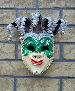 Венецианская маска из папье маше "Джокер" в интернет-магазине Своими Руками