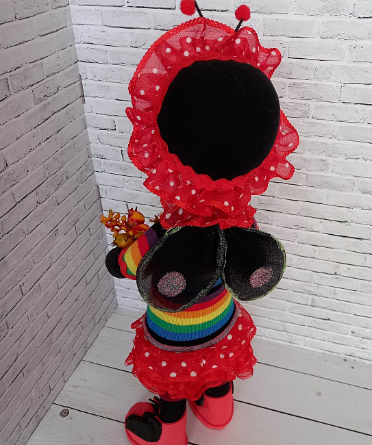 Текстильная кукла "Бабочка Жужечка" в интернет-магазине Своими Руками