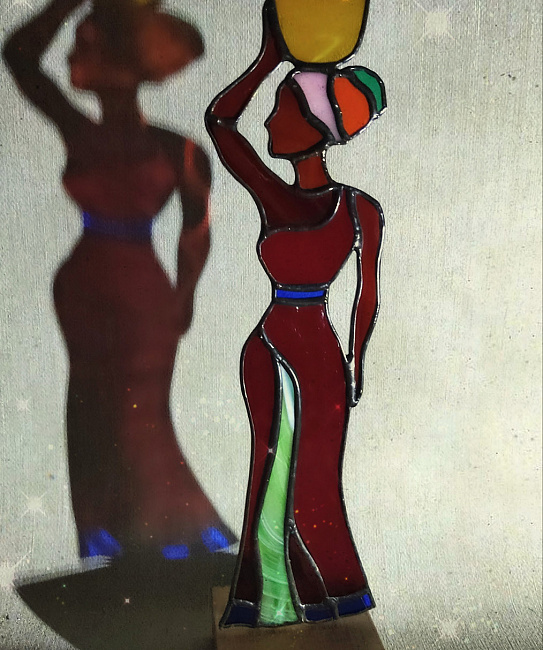 Декоративная скульптура "Африканская девушка" в интернет-магазине Своими Руками