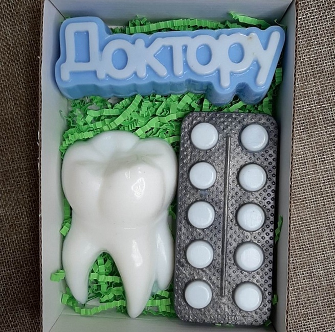 Набор сувенирного мыла "Стоматологу" в интернет-магазине Своими Руками