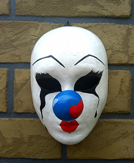 Маска из папье-маше "Клоун" 2 в интернет-магазине Своими Руками