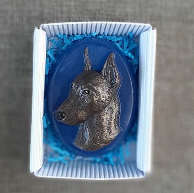 Сувенирное мыло "Доберман" в интернет-магазине Своими Руками