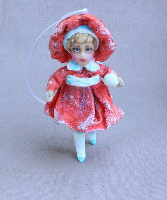 Ватная игрушка "Маленькая леди" в интернет-магазине Своими Руками